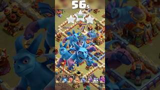 60 Minions  FireBall 🔥  56s ⏳ clashofclans games handcam coc [upl. by Alverta]