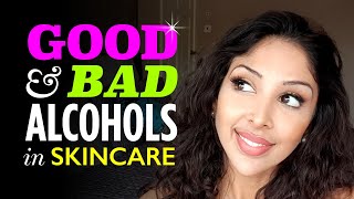 GOOD AND BAD ALCOHOLS DOCTOR V SKINCARE Skin of colour BROWNDARK SOC DR V drv [upl. by Halette]