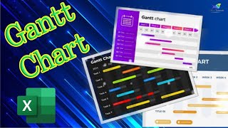 How to Make a Gantt Chart in Ms Excel  Gantt Chart [upl. by Urbana]