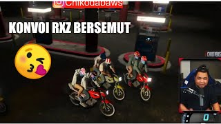 Lawak Chiko Konvoi RXZ Sambil Buat Pikupline 😘 GTA Malaysia [upl. by Gnirps]