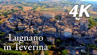 InFlight History 4K  quotI Borghi più belli dItaliaquot  Lugnano in Teverina 4K Terni Drone 4K View [upl. by Elspet892]