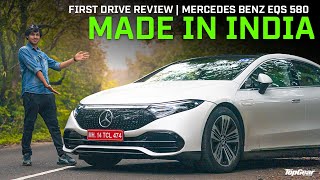 Mercedes Benz EQS 580  Made In India  First Drive Review [upl. by Audy]