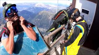 Wingsuit CHAMONIX Aiguille du Midi Septembre 2016 [upl. by Dombrowski]