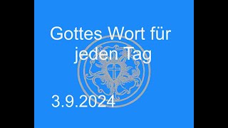 392024 Gottes Wort für jeden Tag [upl. by Paco939]