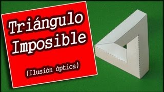 Triángulo imposible Ilusión óptica [upl. by Ling]