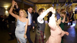 Cragganmore Ceilidh Band  Gay Gordons  Wedding Reception at Falside Mill Kingsbarns St Andrews [upl. by Assirem382]