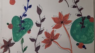 Easy Wall Mural Painting Tutorial for beginners [upl. by Rosen]