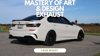 2020 BMW M340i MAD Exhaust [upl. by Tynan]