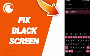 How To Fix Black Screen On Crunchyroll App [upl. by Thorin]