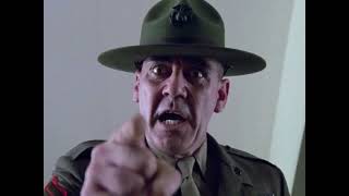 full metal jacket le sergent instructeur hartman et ses chansons dentrainement en français [upl. by Alleusnoc966]