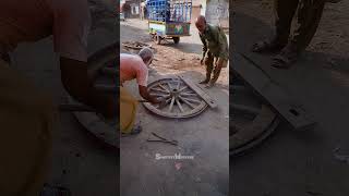 Horse Cart Wheel Creation A Skill Unfolded [upl. by Enisamoht437]