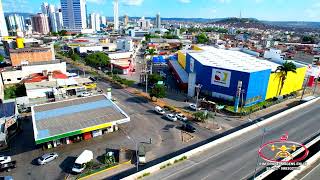 Caruaru  Pernambuco Brasil  do Hospital Mestre Vitalino  até o Citi Hotel  Visto de cima em 54K [upl. by Corina]