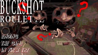 Playing and Ending Buckshot Roulette for the first time   Affable Plays [upl. by Osmen]