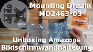 VESA Wandhalterung Mounting Dream MD246303 im ausführlichen Unboxing [upl. by Najram]