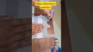 gabarito improvisado diy porcelanato pedreiro [upl. by Mossman]