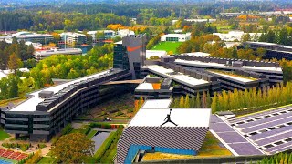 Nikes Billion Dollar World Headquarters 4k Drone Tour [upl. by Marva]