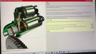 Starter MotorShift Lever and Overrunning Clutch ELearning week3 [upl. by Maidel509]