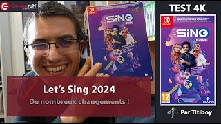 TEST  REVIEW LETS SING 2024 sur SWITCH PS5 PS4 XBOX 🎤⭐️ Notre avis et présentation [upl. by Lemor]