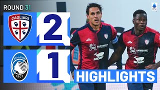 CAGLIARIATALANTA 21  HIGHLIGHTS  Viola stuns Atalanta with lastminute winner  Serie A 202324 [upl. by Euqinotna]