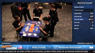 2013 Magic World Championship  Semifinal  Ben Stark vs Shahar Shenhar [upl. by Ahtamat]