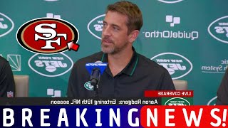 URGENT LOOK WHAT AARON RODGERS SAID ABOUT SAN FRANCISCO IT SHAKES UP THE NFL 49ERS NEWS [upl. by Anuska]