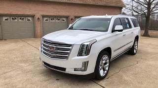 2016 CADILLAC ESCALADE ESV PEARL WHITE PLATINUM 4WD USED FOR SALE SEE WWWSUNSETMOTORS [upl. by Aennyl739]