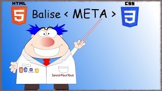 HTML5  CSS3  04  Balise META [upl. by Aretse]