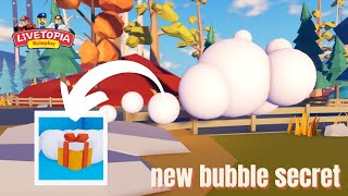 NEW BUBBLE SECRET IN MISTY FOREST IN LIVETOPIA UPDATE 143 Livetopia Roleplay Roblox [upl. by Varian]