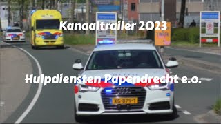 Special Kanaaltrailer 2023  Hulpdiensten Papendrecht eo [upl. by Luckin]