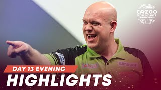 QUARTERS CONFIRMED  Day 13 Evening Highlights  202223 Cazoo World Darts Championship [upl. by Arabrab]