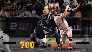 All 700 Albert Pujols home run swings in 1 minute [upl. by Sawtelle]