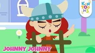 Merle Eats Everything In Johnny Johnny  Educational Song  Nursery Rhymes and Baby Songs  KinToons [upl. by Arret]