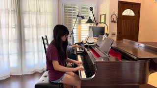 Lena plays Piano Sonata No16 K545 I Allegro by Mozart [upl. by Erhard]