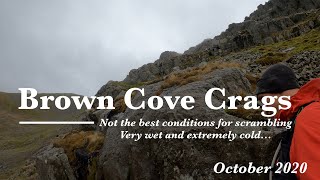 Brown Cove Crags Scramble 4K  October 2020 [upl. by Anihsak]