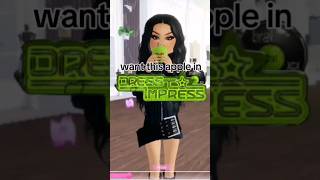 how to get this apple apple in dress to impress dti Charlie xoxo brat [upl. by Snowman]