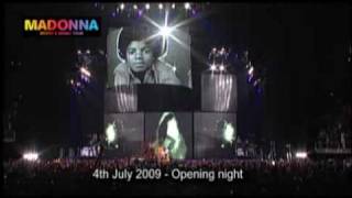 Madonna  Michael Jackson Tribute  July 4 2009 [upl. by Lanoil4]