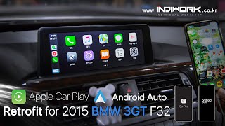 Apple Carplay for 2015 BMW 3GT F34 Gran Turismo by 인디웍 indiwork [upl. by Marmion190]