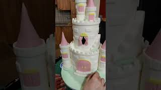 كيك على شكل قصر 💒cake cakerecipe قصر قصص قصة الجزائر الامارات كيك cookies وصفات [upl. by Adli]