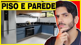 PISO E PAREDE DE COZINHA E BANHEIRO  COMO COMBINAR [upl. by Thurnau719]