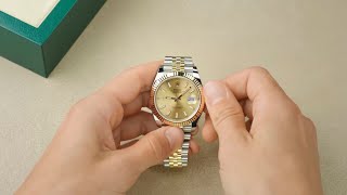 How to set your Rolex Datejust 41 [upl. by Noxaj]