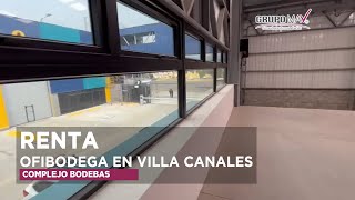 RENTA Ofibodega Complejo Bodebas en Villa Canales Boca del Monte [upl. by Elden]