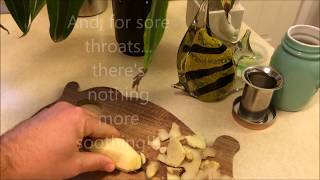 How to make raw ginger tea [upl. by Fiorenza]