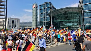 AfD Großdemo am Berliner Hbf [upl. by Nylrehc511]