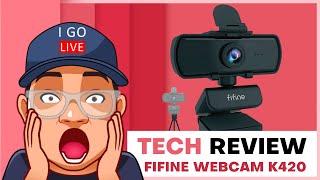 Fifine K420 Webcam Unboxing and Review [upl. by Nabi420]