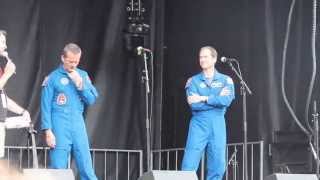 Chris Hadfield amp Tom Marshburn answer questions about space life and ISS Expedition 3435 [upl. by Areikahs]