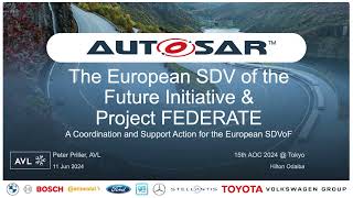 07 EU Federate The European SDV Of The Future Initiative by Priller [upl. by Merat]