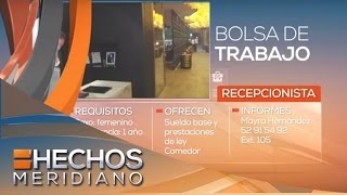 Restaurante solicita recepcionista  Bolsa de trabajo [upl. by Ethelbert797]