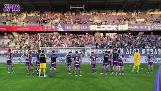 Austria Wien  A Lustenau 11  060424  Support [upl. by Akzseinga]