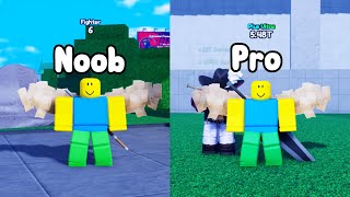 Went from Noob to Pro in Anime Fighting Simulator X Roblox [upl. by Huston66]