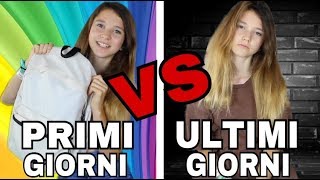 PRIMI GIORNI DI SCUOLA VS ULTIMI GIORNI DI SCUOLA  BACK TO SCHOOL 2017 ITA  Valeria Vedovatti [upl. by Udele]